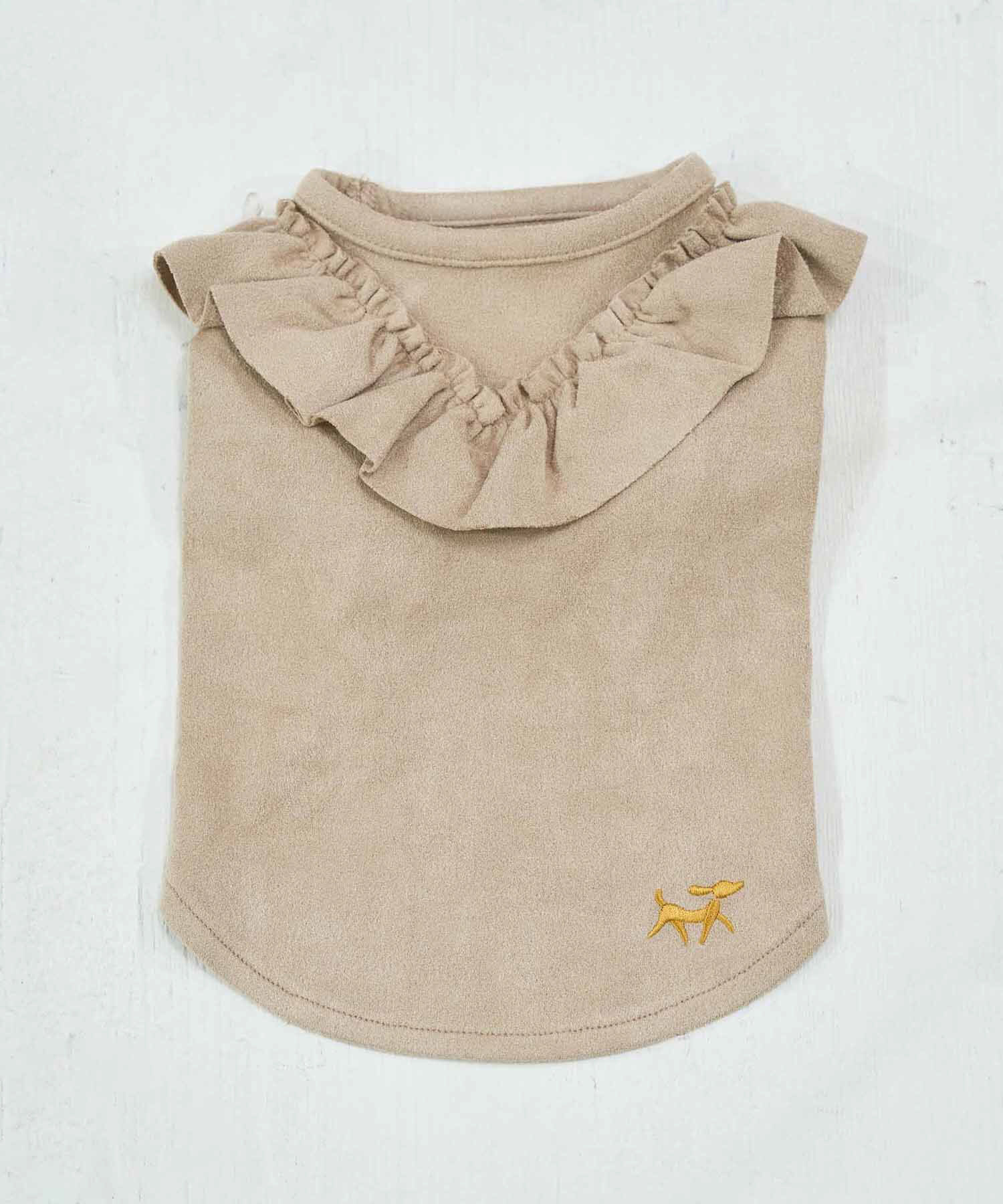 ROPE PICNIC PASSAGE「【DOG】フェイクスエードフリルワンピース」|その他|