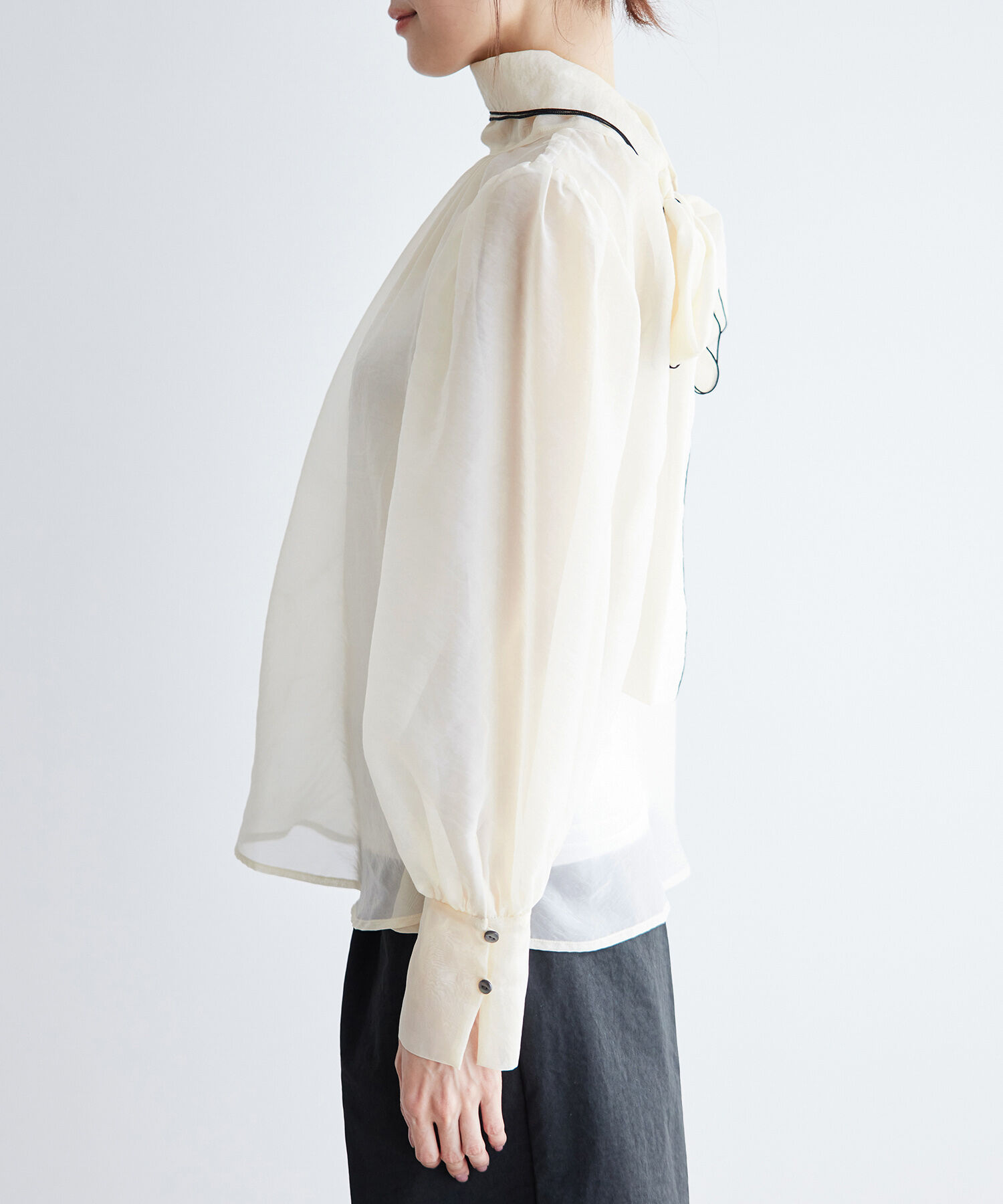 Rope&rsquo;Picnic「2WAY/配色リボンブラウス」|シャツ・ブラウス|