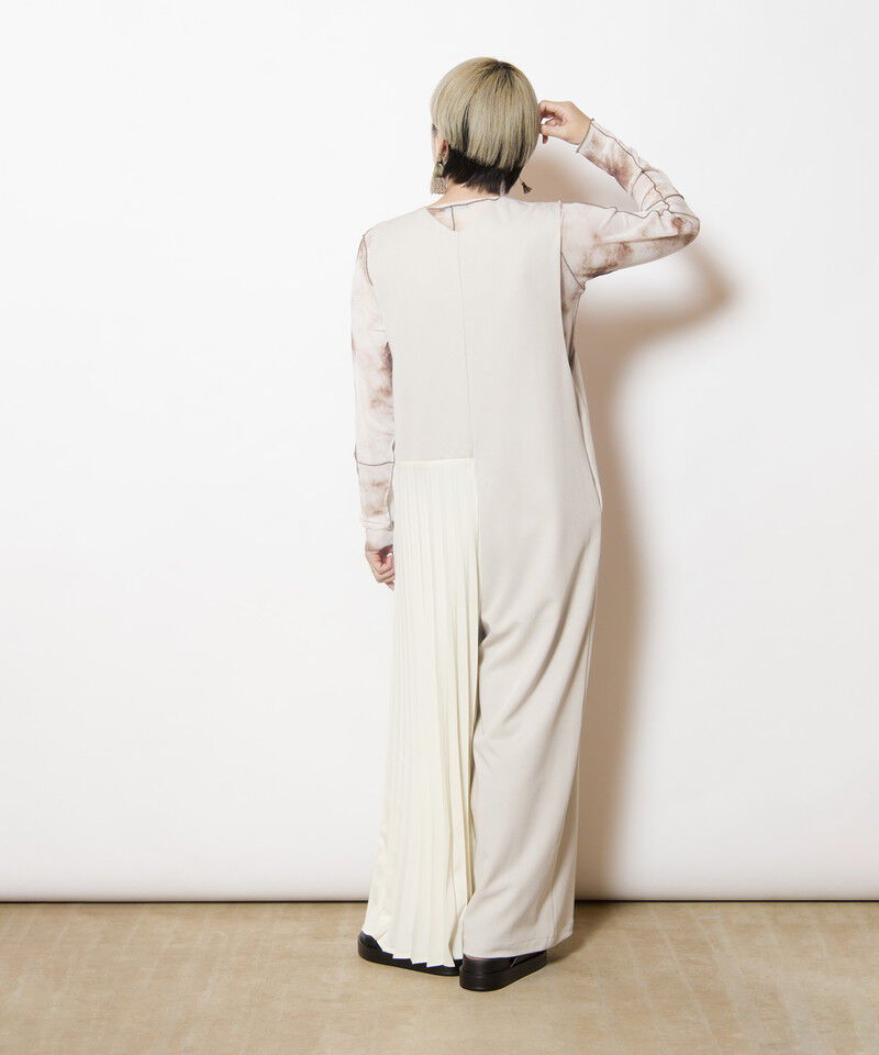  「ラッププリーツオールインワン」|オールインワン|