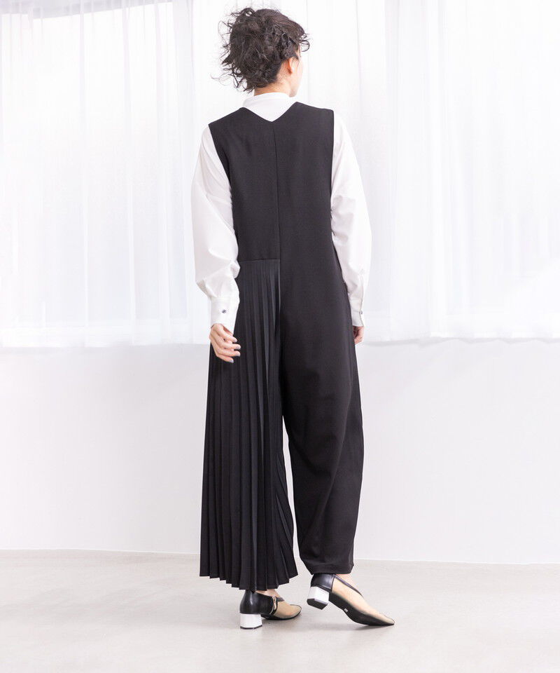  「ラッププリーツオールインワン」|オールインワン|