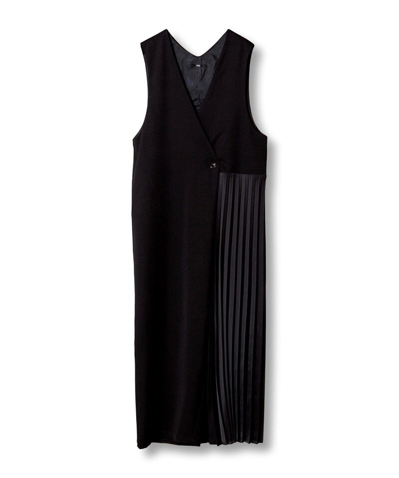  「ラッププリーツオールインワン」|オールインワン|