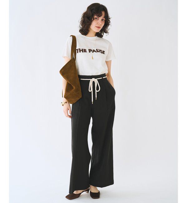 THE PAUSE「＜WEB限定カラーあり＞【THE PAUSE】THE PAUSE Tシャツ」|Tシャツ・カットソー|