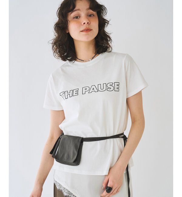 THE PAUSE「＜WEB限定カラーあり＞【THE PAUSE】THE PAUSE Tシャツ」|Tシャツ・カットソー|ホワイトその他2