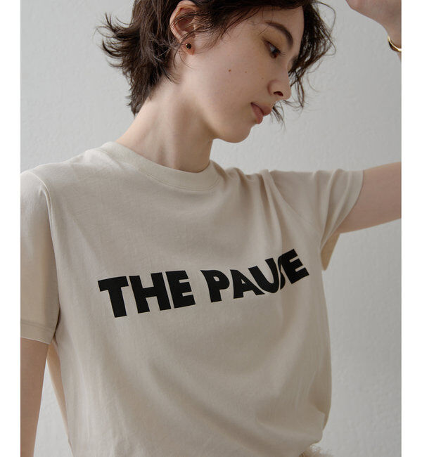 THE PAUSE「＜WEB限定カラーあり＞【THE PAUSE】THE PAUSE Tシャツ」|Tシャツ・カットソー|ライトベージュ