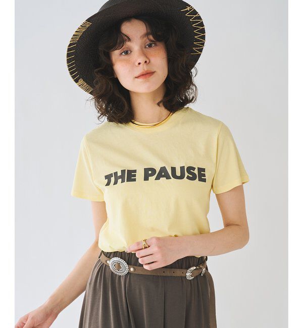 THE PAUSE「＜WEB限定カラーあり＞【THE PAUSE】THE PAUSE Tシャツ」|Tシャツ・カットソー|