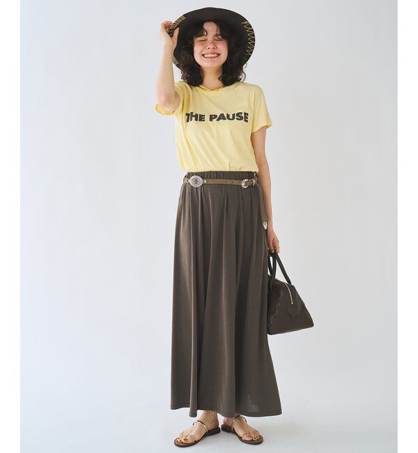 THE PAUSE「＜WEB限定カラーあり＞【THE PAUSE】THE PAUSE Tシャツ」|Tシャツ・カットソー|