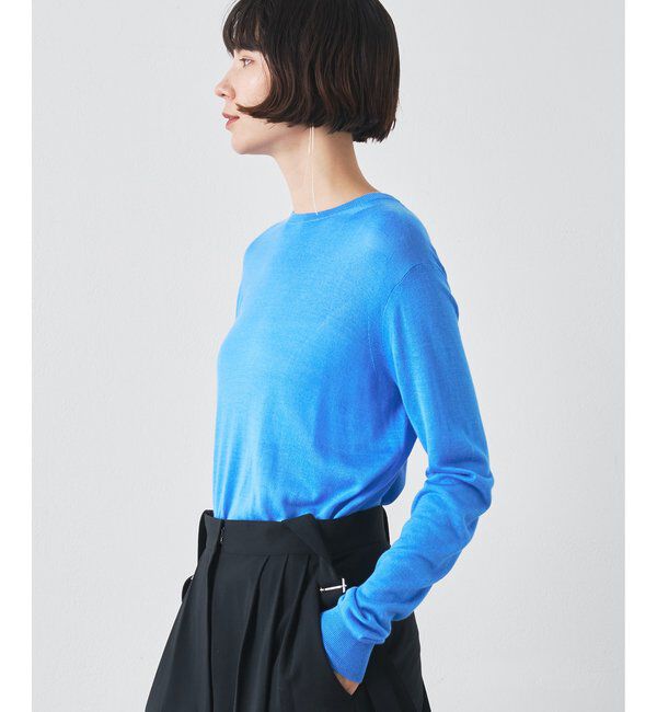  「16Gクルーネックプルオーバー」|ニット・セーター|