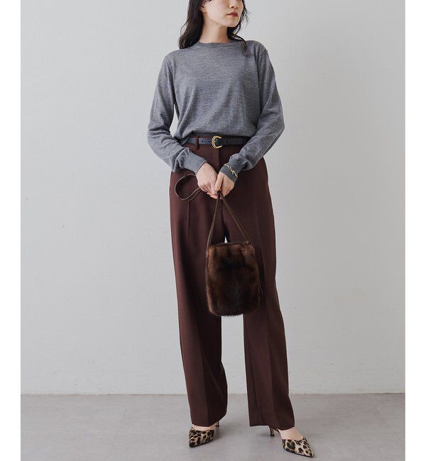  「16Gクルーネックプルオーバー」|ニット・セーター|