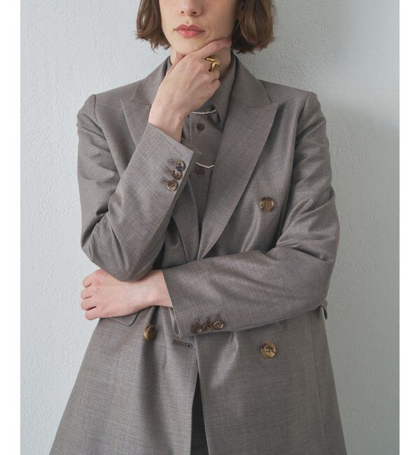 Drawing Numbers「【Drawing Numbers】ダブルプレーンジャケット」|テーラードジャケット|