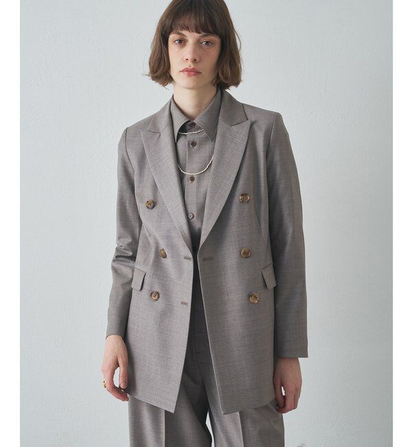 Drawing Numbers「【Drawing Numbers】ダブルプレーンジャケット」|テーラードジャケット|