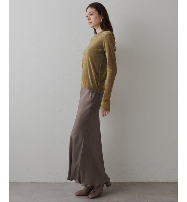 Drawing Numbers「【Drawing Numbers】キュプラバイアスマーメイドスカート」|スカート|