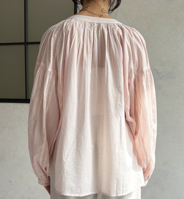  「インドレーススキッパーブラウス」|シャツ・ブラウス|