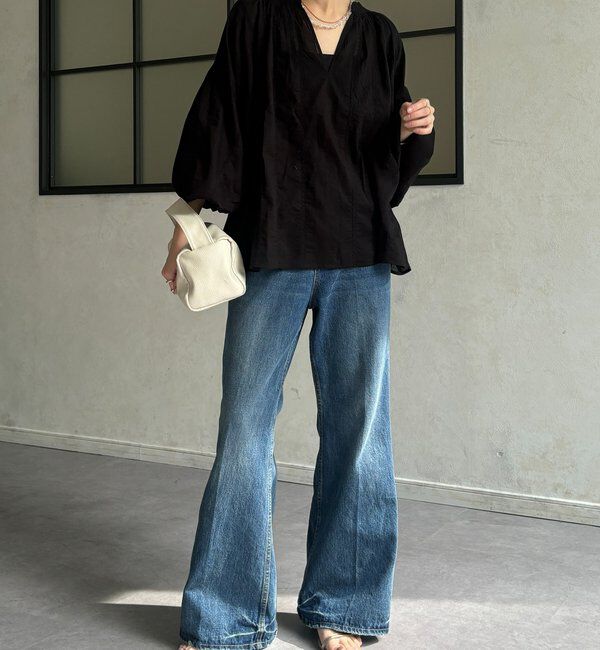  「インドレーススキッパーブラウス」|シャツ・ブラウス|