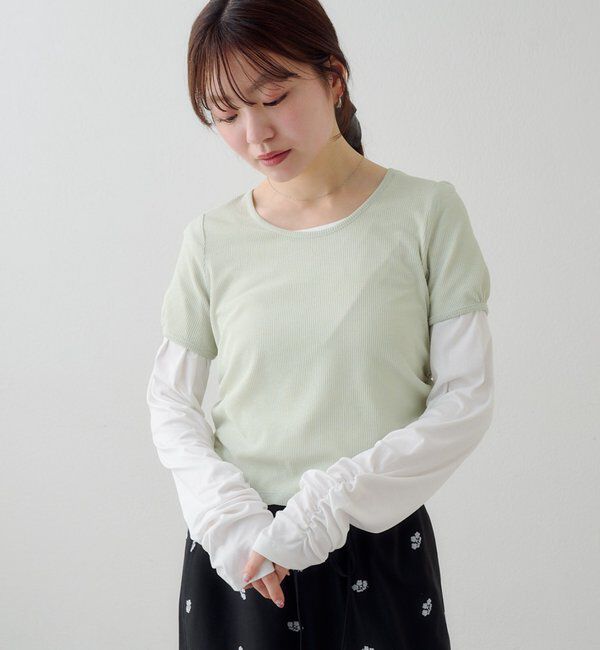  「レイヤードカットソーSET」|Tシャツ・カットソー|ミント
