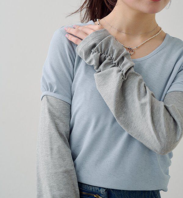  「レイヤードカットソーSET」|Tシャツ・カットソー|