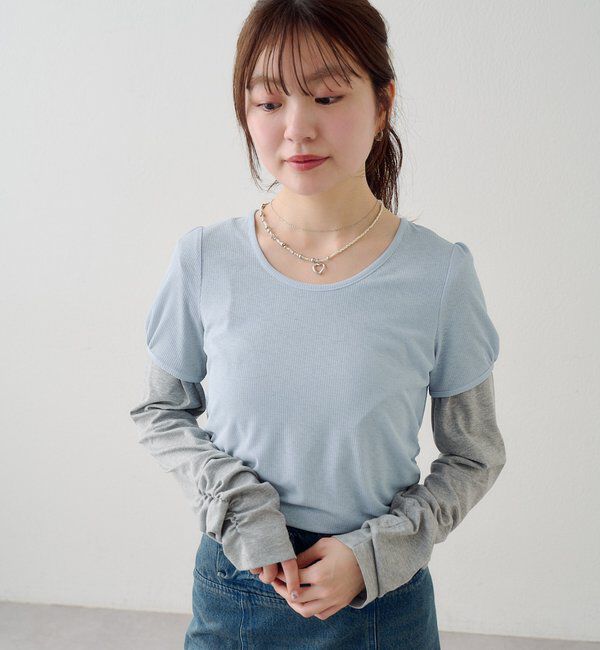  「レイヤードカットソーSET」|Tシャツ・カットソー|