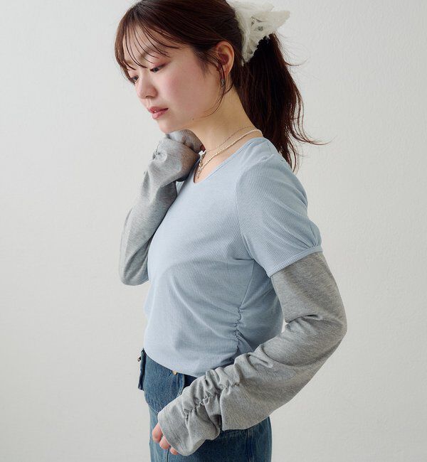  「レイヤードカットソーSET」|Tシャツ・カットソー|