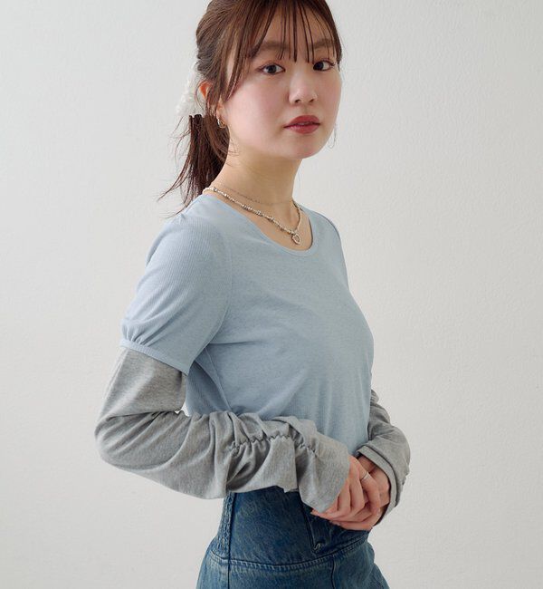  「レイヤードカットソーSET」|Tシャツ・カットソー|