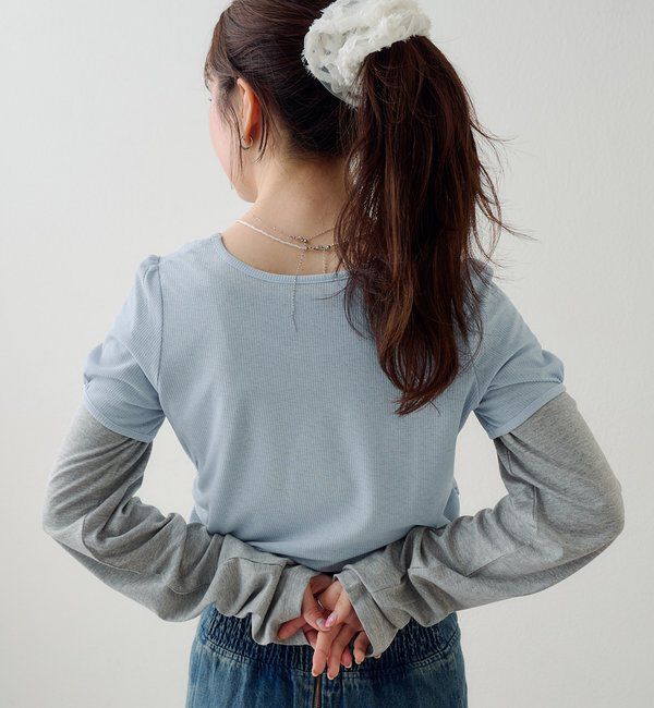  「レイヤードカットソーSET」|Tシャツ・カットソー|