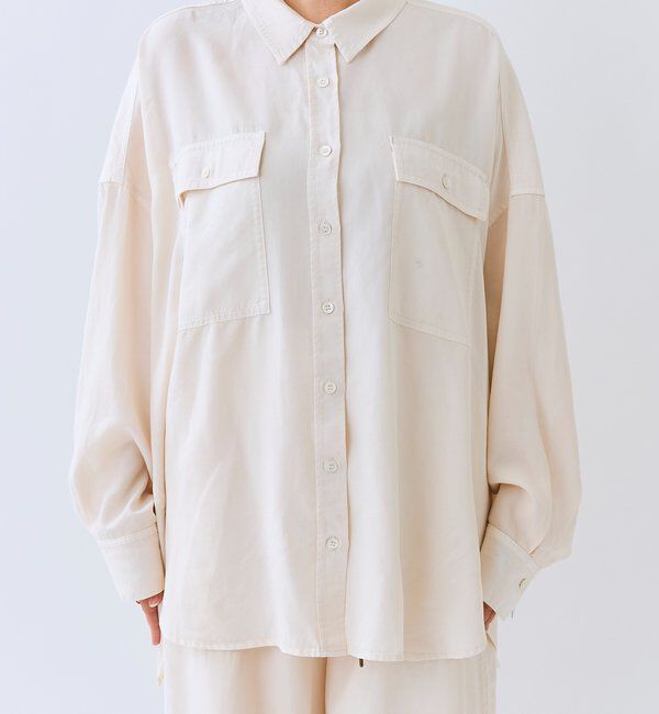  「【セットアップ可/新色追加】ガーメントダイワイドシャツ」|シャツ・ブラウス|