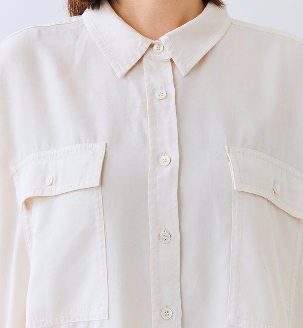  「【セットアップ可/新色追加】ガーメントダイワイドシャツ」|シャツ・ブラウス|