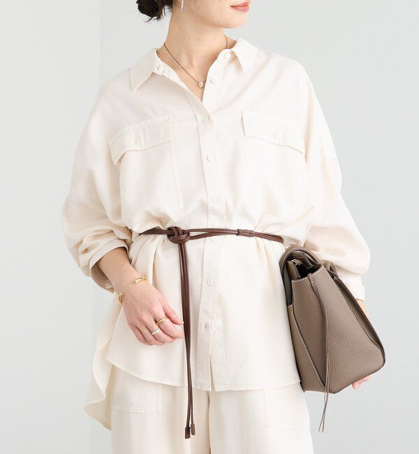  「【セットアップ可/新色追加】ガーメントダイワイドシャツ」|シャツ・ブラウス|