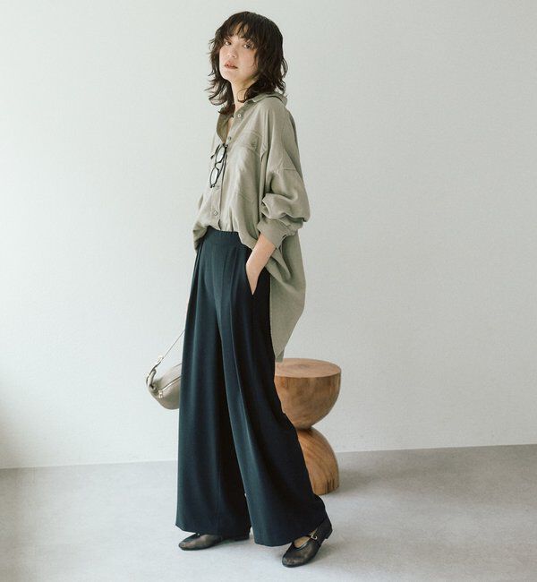  「【セットアップ可/新色追加】ガーメントダイワイドシャツ」|シャツ・ブラウス|