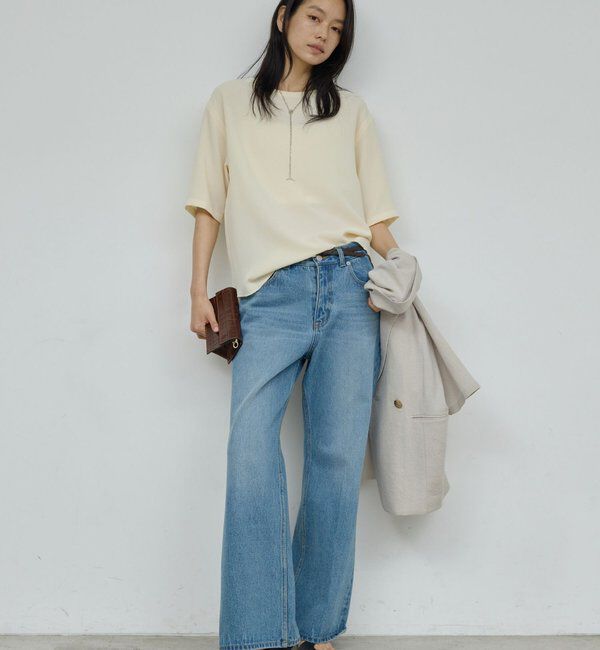  「センタークリースフレアデニム」|デニム|
