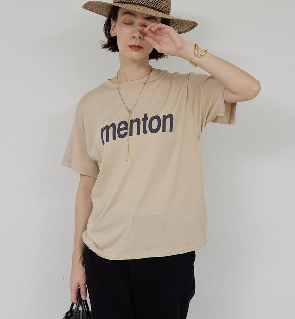 「MENTON Tシャツ」|Tシャツ・カットソー|ベージュ