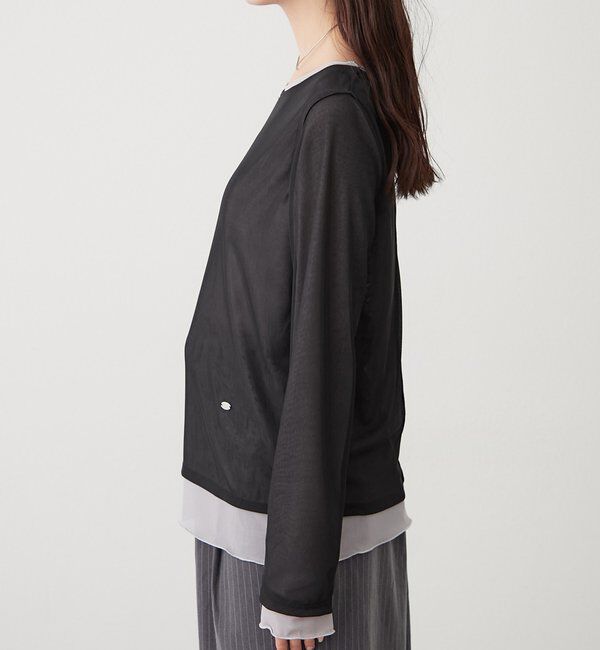  「レイヤードシアーロンT」|Tシャツ・カットソー|