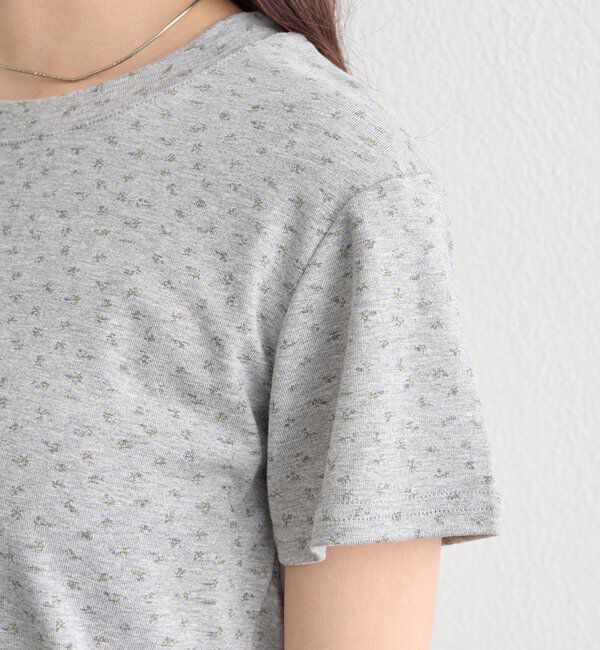  「クルーチビフラワーTシャツ」|Tシャツ・カットソー|