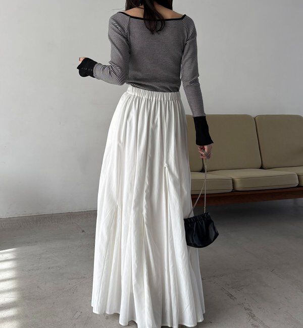  「【低身長サイズあり】ランダム切替フレアスカート」|スカート|