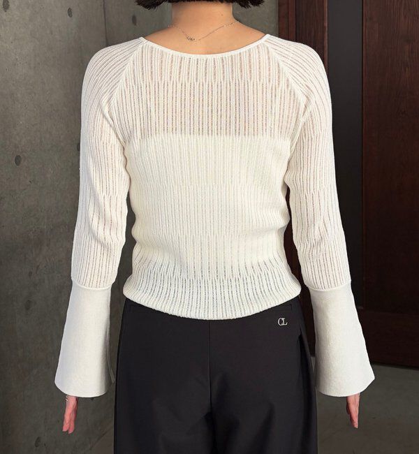  「フロントギャザーニット」|ニット・セーター|