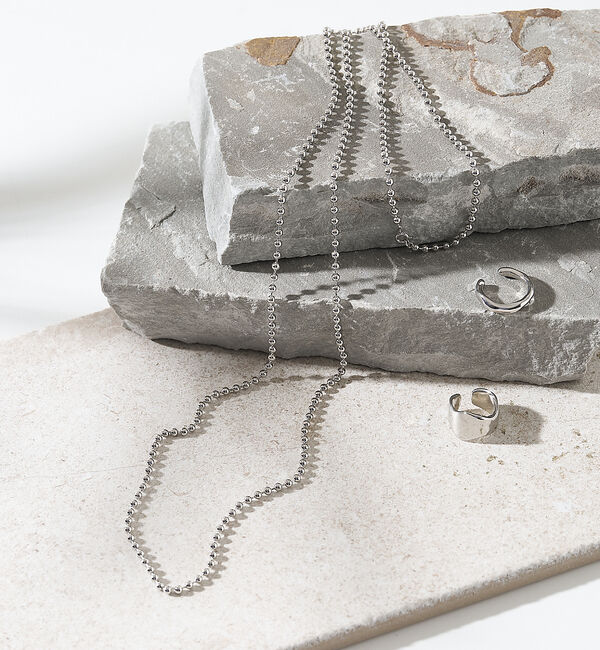 collex「【dignif】【金属アレルギー対応】 ボールチェーンネックレス3mm」|ネックレス|