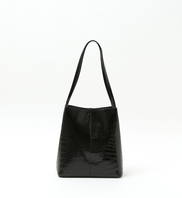 ABAHOUSE「【Avancer】型押しスリムトートバッグ」|ショルダー・メッセンジャー|