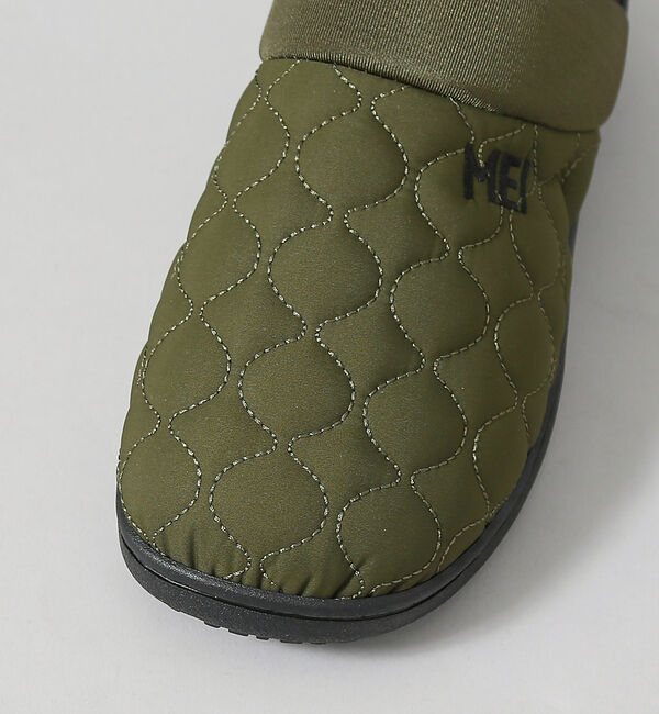 ABAHOUSE「【MEI / メイ】ロゴ刺繍 内起毛 ウォーム キルティング ワンマイル サンダ」|スニーカー|