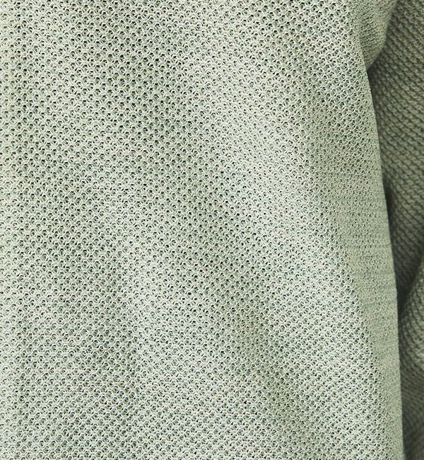 ABAHOUSE「ハニカムメッシュ ニットポロカーディガン / ニットシャツ」|カーディガン|