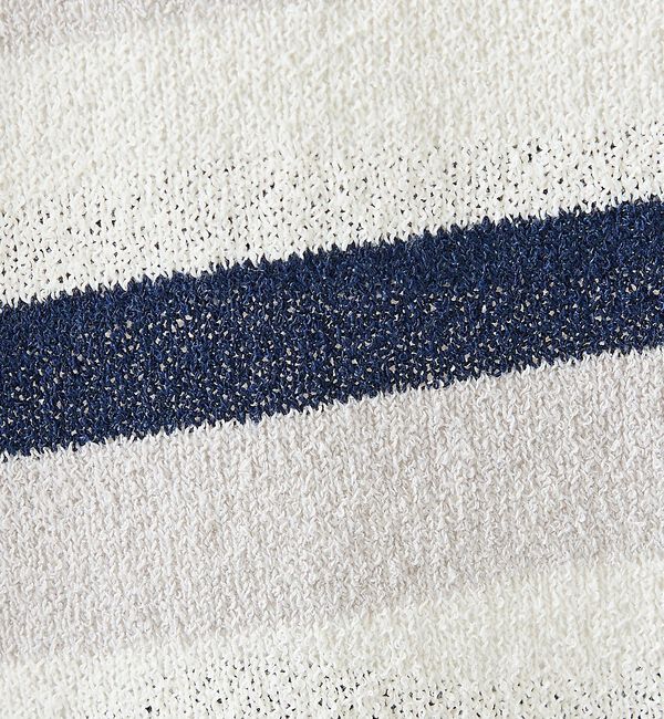 ABAHOUSE「ブークレー マルチボーダー ニットTシャツ【予約】」|ニット・セーター|