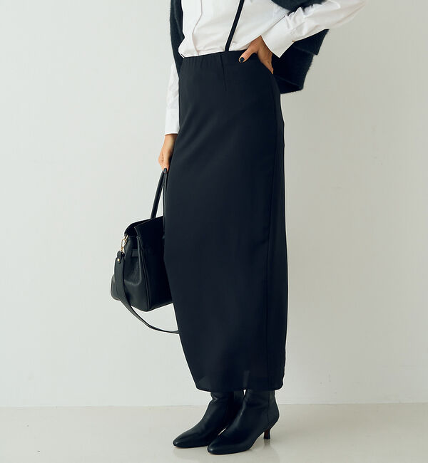 Rouge vif「2wayサスペンダー付きタイトスカート」|スカート|