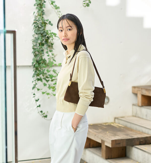 Rouge vif「カラースキームポロニットプルオーバー」|ニット・セーター|