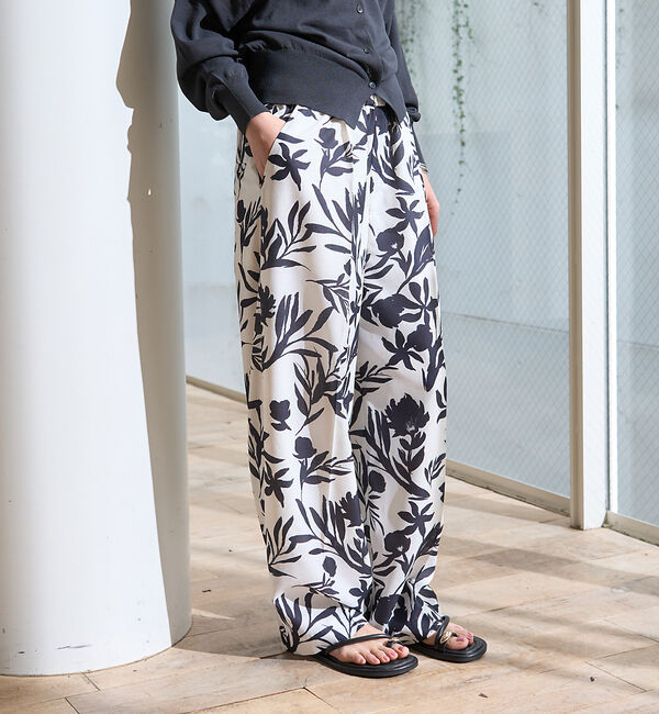 Rouge vif「モノトーンプリントイージーパンツ」|その他|