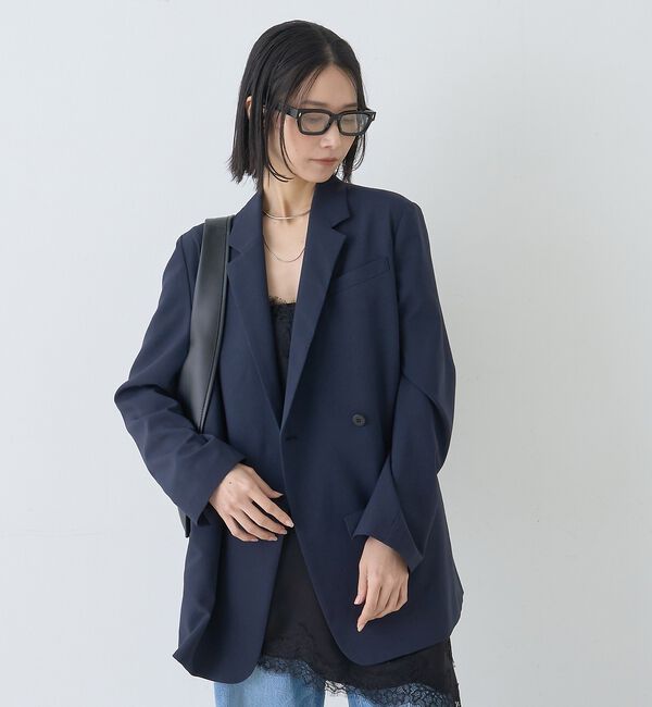 Rouge vif「【セットアップ対応】レースサテンアシンメトリーキャミソール」|キャミソール|