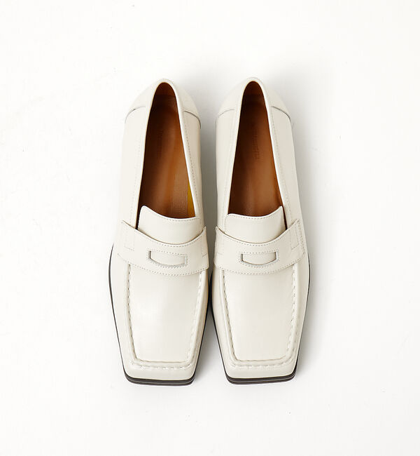 AU BANNISTER「【スノーソール】ワイドスクエアローファー」|ローファー|