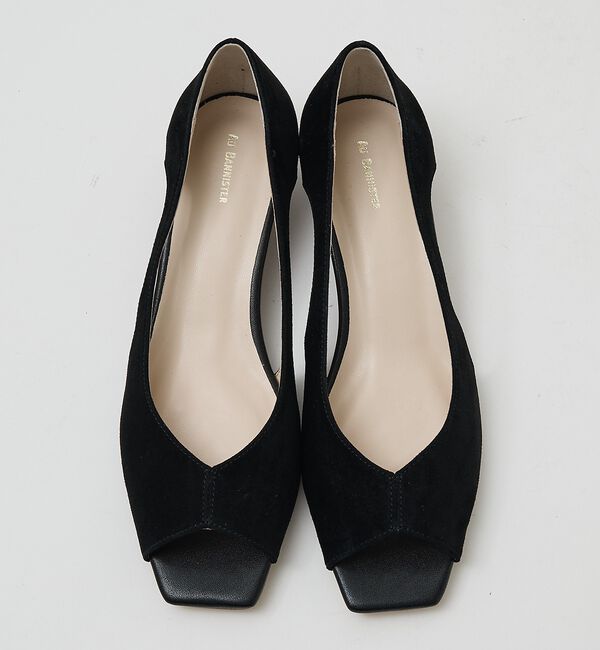 AU BANNISTER「【オープントゥ】バタフライカットウェッジソールパンプス【予約】」|パンプス|