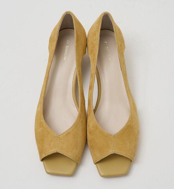 AU BANNISTER「【オープントゥ】バタフライカットウェッジソールパンプス【予約】」|パンプス|