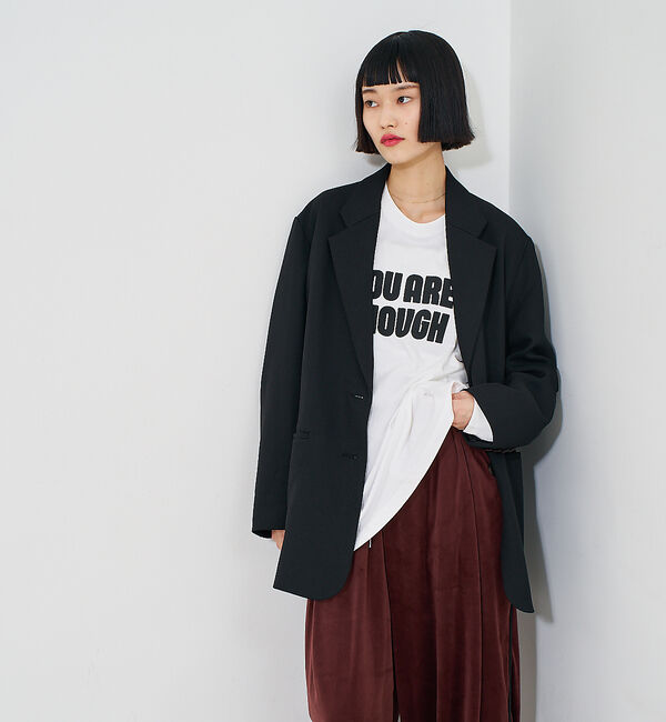 NOMINE「【ユニセックス】オーバーシルエット ロゴ ロンT」|Tシャツ・カットソー|