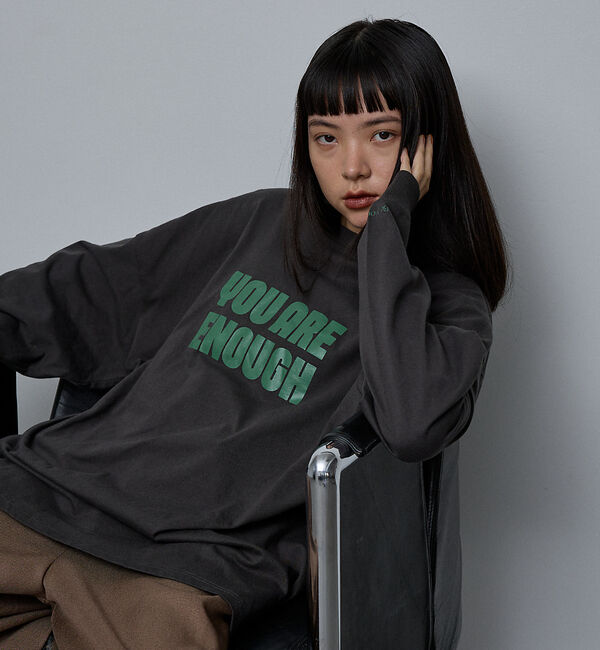 NOMINE「【ユニセックス】オーバーシルエット ロゴ ロンT」|Tシャツ・カットソー|