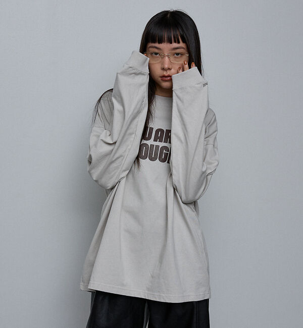 NOMINE「【ユニセックス】オーバーシルエット ロゴ ロンT」|Tシャツ・カットソー|