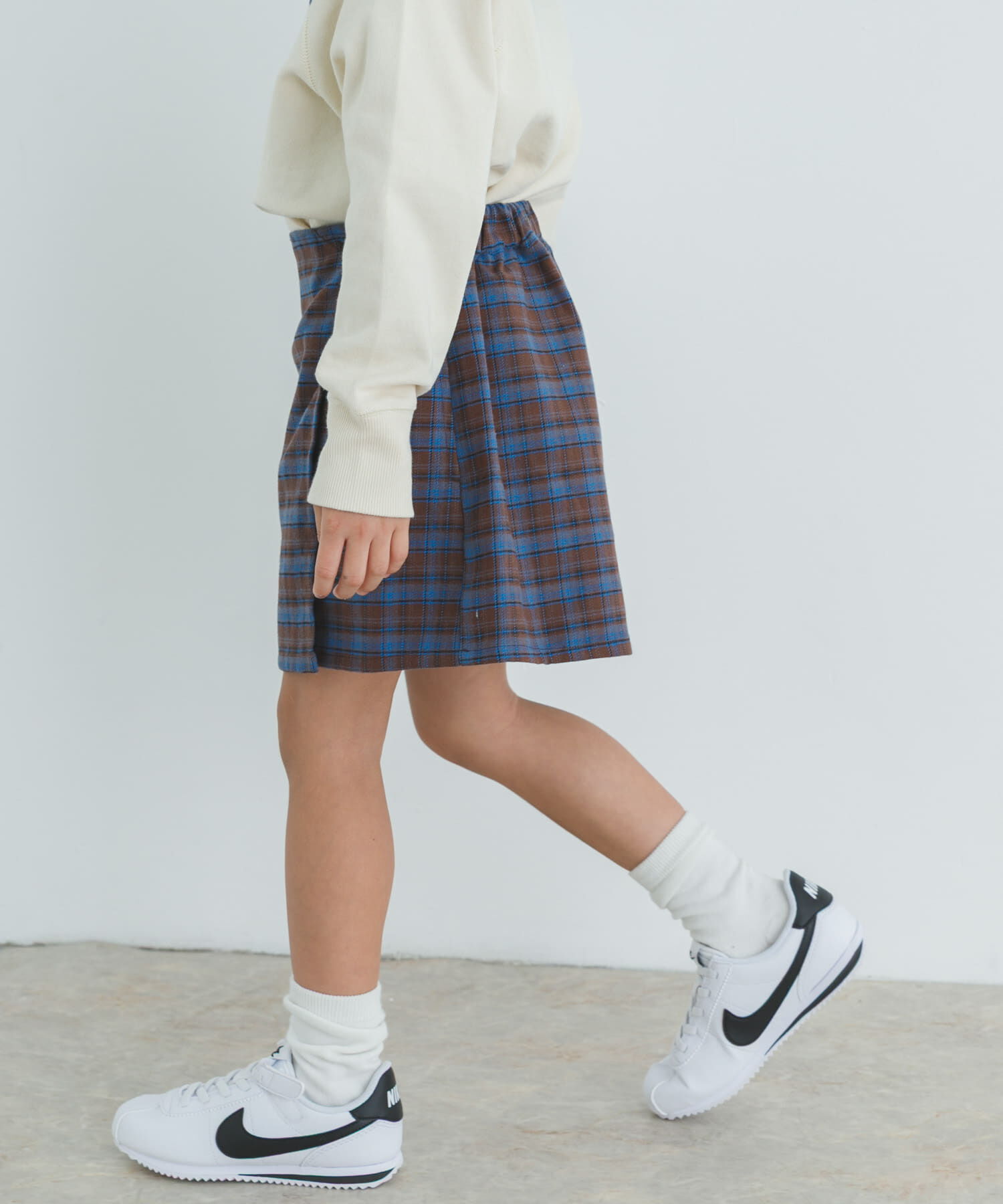 URBAN RESEARCH DOORS「『WEB/一部店舗限定サイズ』チェックラップキュロット(KIDS)」|その他|