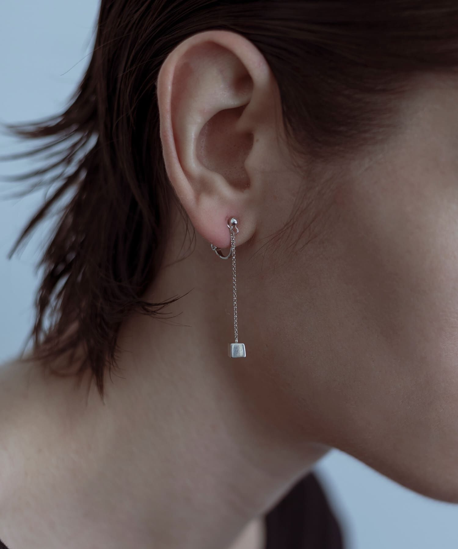 SMELLY「SMELLY so　cube chain earring」|イヤリング|